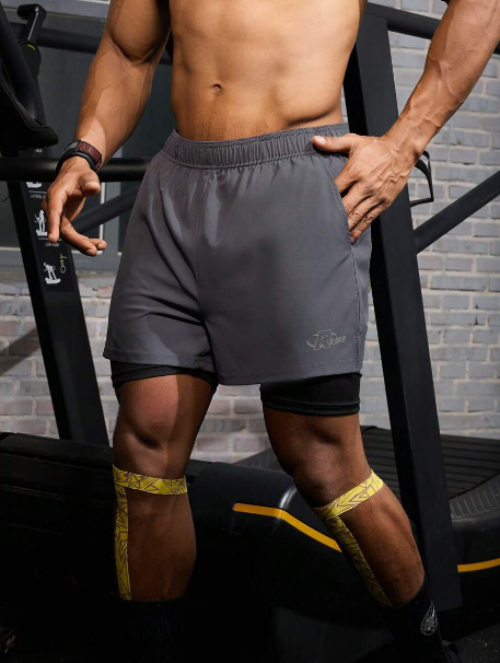 Men's Simple Loose Solid Color Sports Shorts