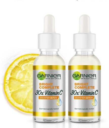 Garnier Bright Complete Vitamin C Serum Brightening Twin Pack 30ML