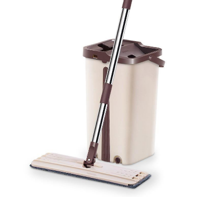 WJF Tool Kit 360 2in1 Self-Wash Squeeze Dry Flat Mop Bucket