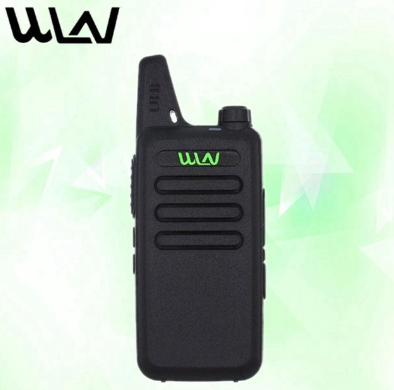 WLN KD-C1 UHF 400-470MHZ 16 Channel Two-Way Walkie Talkie Radio 5W Black