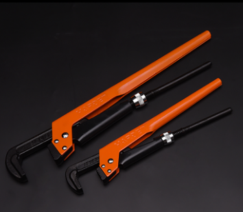 Harden 1" , 1.5" Sweden Type Pipe Wrench Heavy Duty Made of fine carbon steel Full heat treated, Jaw