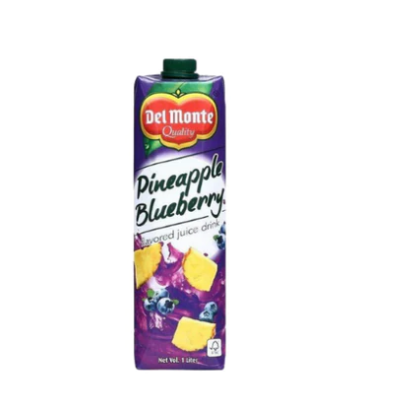 Del  Monte  Pineapple Blueberry Juice Drink with Real Fruits Goodness Tetra  1L