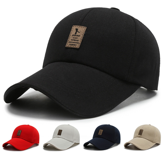 RAINBOWCO Ediko Outdoor Korean Baseball Cap For Men And Women Unisex Canvas Adjustable