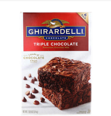 Ghirardelli Triple Chocolate Premium Brownie Mix 3.4kg