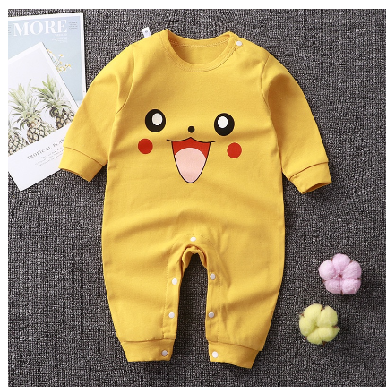 Ready Stock Baby Rompers Jumpsuit Cartoon Animals Newborn Infant Cute Baby Boy Girl Clothes BC2