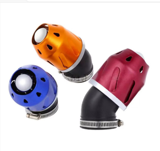 Knight Motorcycle Body Parts Intake Air Cleaner Filter Universal Type Colors Accessories (1Piece)