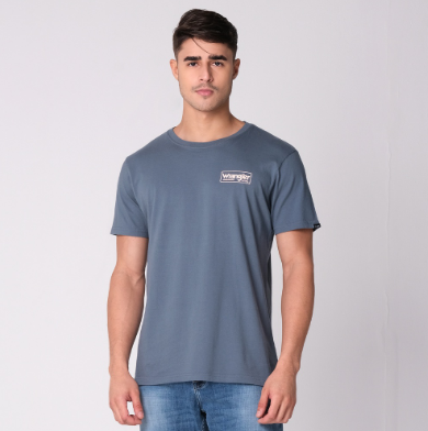 Wrangler Men's Boxed Logo T-Shirt