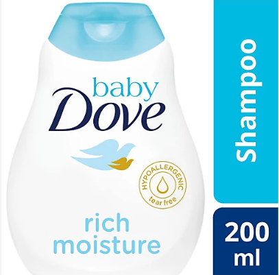 Baby Dove Hypoallergenic Tear Free Shampoo Rich Moisture 200ml