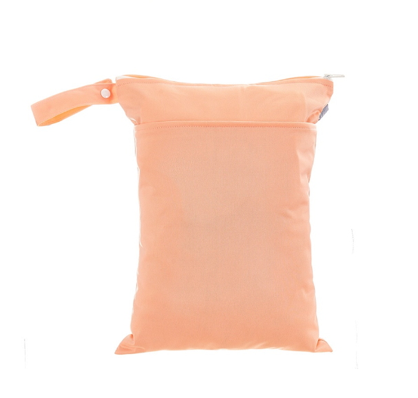 Reusable Waterproof Dry Double Pocket Cloth Handle Diaper Wet Bag 14