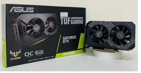 Graphics card ASUS TUF Gaming 1660 Super 6GB OC NVIDIA GPU Used Video Card