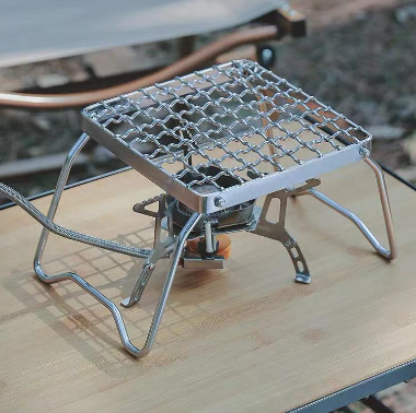 Foldable Barbecue Rack Grilling Mesh Rack Wire Mesh Baking Grill Cooling Drying Mesh Rack Barbecue Mesh Rack Grid Small Table