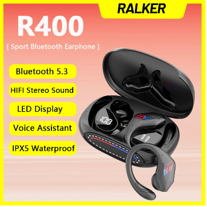 Ear Hook Bluetooth Earphones Gaming No Delay Wireless Headphones HIFI Stereo Headset with Mic Music