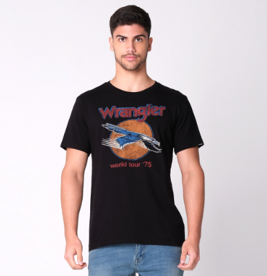 Wrangler Men's Soaring Eagle Logo T-Shirt