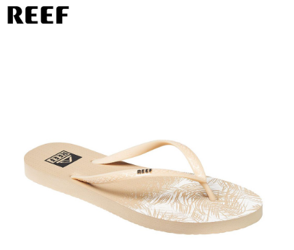 Reef Womens Seaside Prints Sandals Tan Fade