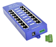 1000Mbps PoE Injector PoE Midspan Patch Panel 8 Port 802.3af/at24V 48V For Networking Devices