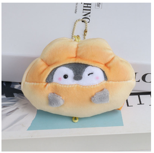 Koi Penguin Plush Doll Small Pendant Bag Pendant Charm Doll Keychain Toy Doll F39