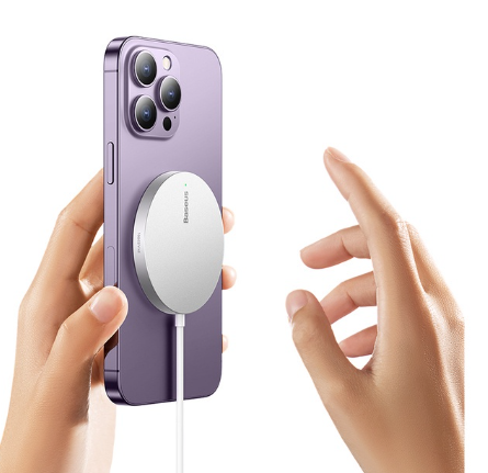 Baseus 15W Magnetic Wireless Chargers for iPhone 14 Series Fast Chager for iPhone 14 13 12 Mini Charging Pad