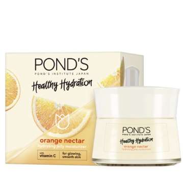 Pond's Orange Nectar Jelly Moisturizer With Vitamin C For Hydrated Skin 50g