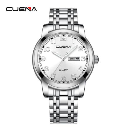 CUENA Original Men's Watches Fashion Brand Digital Creative Dial Business Casual Sports Quartz Waterproof 6105 06