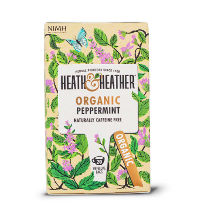 Heath & Heather Peppermint Organic Tea 20 Bags
