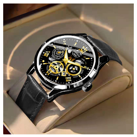 Original Luxury Hollow Stainless Steel Fashion Luminous Waterproof Men's Watch Business Calendar automatic Quartz analog Wrist Watch M11