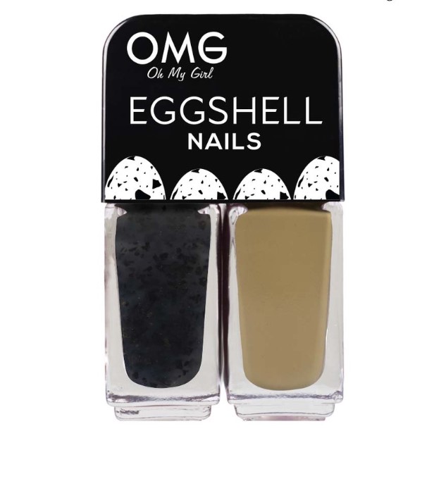 OMG Eggshell Nail Polish Falcon 5ml x 2
