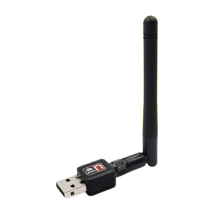 Popcorn Wi-Fi USB 2.0 Antenna Adapter Card Receiver 2.4G Wireless Network Mini Dongle