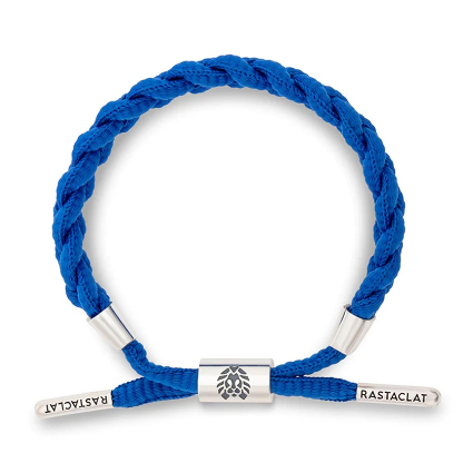 Braided Bracelet: I Love U Blue (M/L)