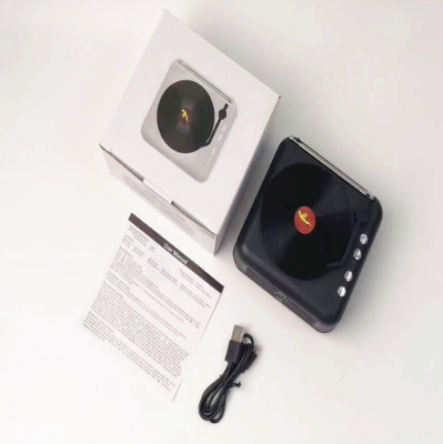 COD Retro record player wireless bluetooth speaker Multifunction Mini Audio
