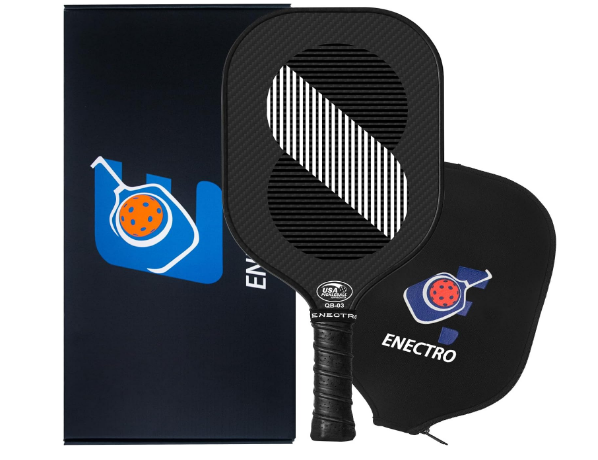 T700 Carbon Fiber Pickleball Paddles Set of 1 USAPA Approved 16MM Lightweight Pickleball Racket, PP Honeycomb Core+Ergonomics Handle, Larger Sweet Spot,1 Paddle Cover,1 Grip Tape