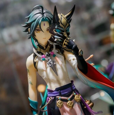 Ready Stock Genshin Impact Xiao Vigilant Yaksha Action Figure Capsule Collection Vol.2 Genshin Impact Figure Toy