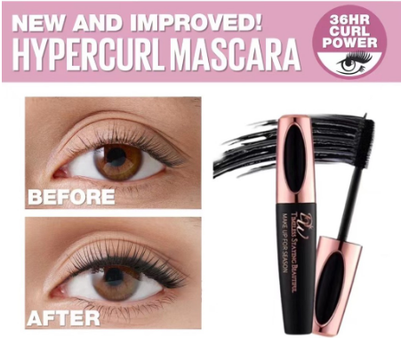 DW Make Up Set Eyelash Curler + Mascara + Eyeliner + Eyeshadow Brush