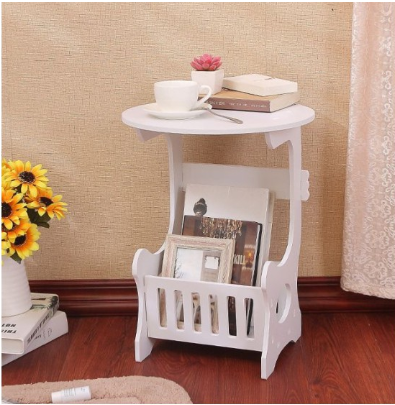 Mr. Dolphin #Bedroom Mini Bedside Small Round Table Simple Living Room Round Leisure Small Tea Table