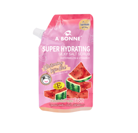 Abonne Super Hydrating Silky Salt Scrub 350G - Watermelon & Vitamin E  A132
