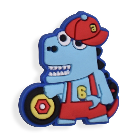 Cartoon Space Rocket Croc Design Jibitz Astronaut Rainbow Jibits Crocks Charm Pins for Men Shoe Accessories Decorations 6