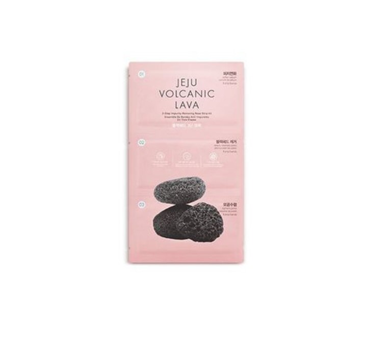 Jeju Volcanic Lava 3-Step Impurity Removing Nose Strip Kit
