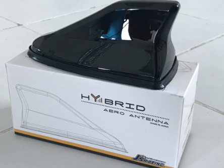 Car Shark Fin Antenna Hybrid Universal Black