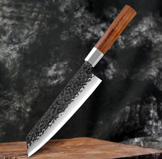 Chef Knife Japanese Kiritsuke Knife 8 Inch High Carbon Stainless Steel Santoku