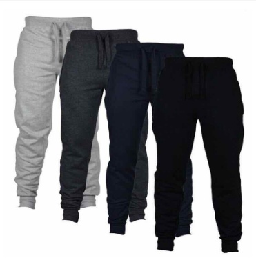 Unisex Palie Jogger Pants Makapal Tela With Zippers