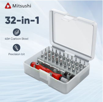 Mitsushi Multifunctional Screwdriver Set 32in 1 Repair Tool Kit