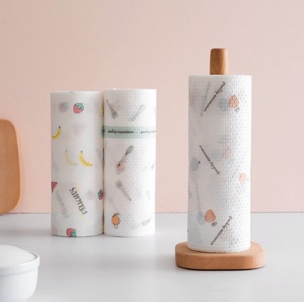 Disposable Clean Lazy Rag Paper Kitchen Oil Absorbent Paper Towels Washable Dish Cloth Dish Towel