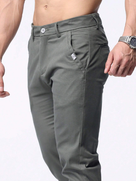Slim Fit Lightweight Business Casual Pants For Men