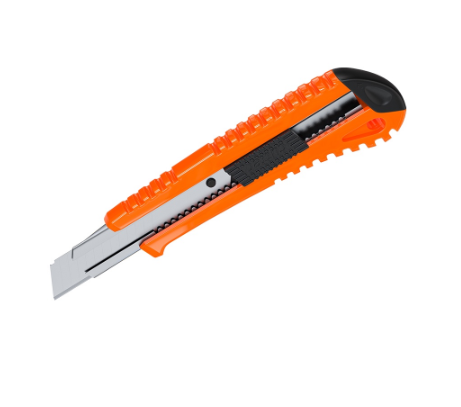 Mitsushi 2PCS Utility Cutter Knives Set/18mm Blade Retractable Utility Knife/Replaceable Blade