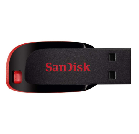 Sandisk Cruzer Blade 64gb Storage Capacity Usb 2.0 Flash Drive