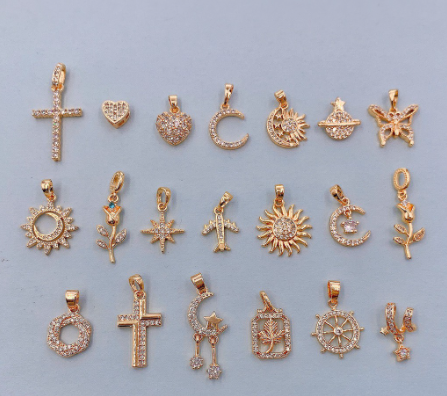 18K Rose Gold Pendant Only High Quality Accessories For Women