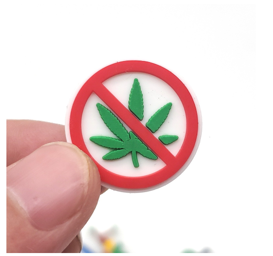 Cute Leaf Cannabis Series Croc Design Pins Jibits Charm Croc Jibbits Green Weed Shoe Charms for Women Shoes Accessories Decoration W34