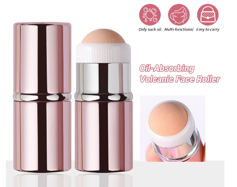 Bayfree Oil-Absorbing Volcanic Face Roller Beauty Tool Oil Removing