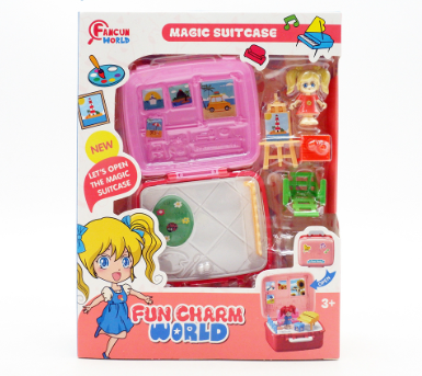 Great Value Toys Fun Charm World Magic Suitcase - Pocket Bedroom