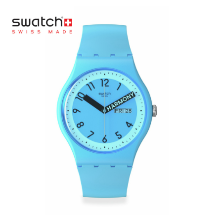 Swatch New Gent Proudly Blue SO29S702 Blue Silicone Strap Watch