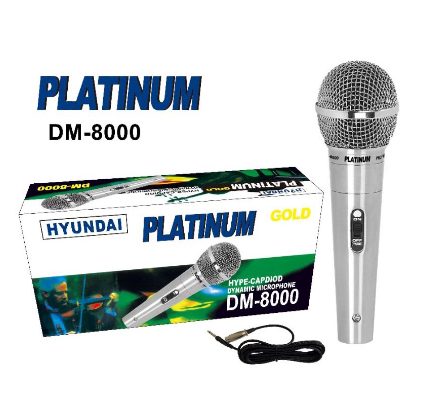 HYUNDAI PLATINUM DM-8000 PROFESSIONAL DYNAMIC MICROPHONE